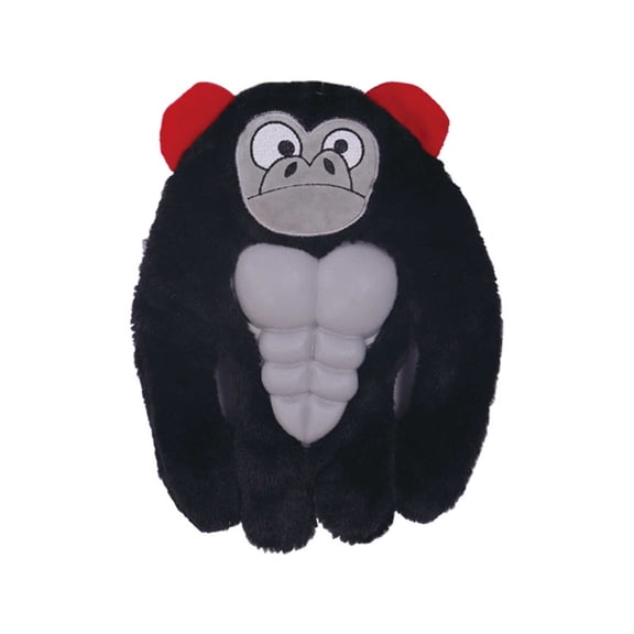 Indestructible Tough Dog Toys for Heavy Chewers | Interactive Rubber Muscles Squeak Chew Toys for Aggressive Chewers | Fetching & Teething Entertainment for Small to Large Breeds 19x26 cm