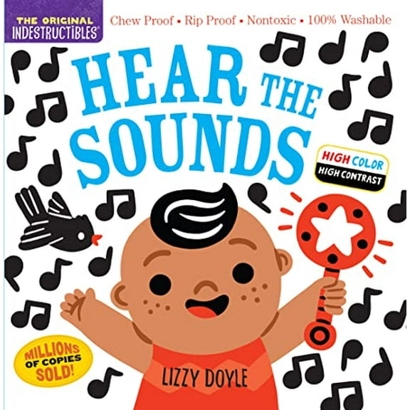 Pre-Owned Indestructibles: Hear the Sounds (High Color High Contrast): Chew Proof - Rip Proof - Nontoxic - 100% Washable (Book for Babies, Newborn Books, Safe t (Paperback) 1523519479 9781523519477
