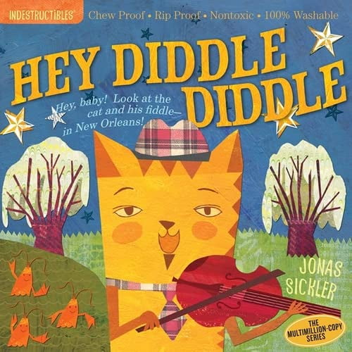 Pre-Owned Indestructibles: Hey Diddle Diddle: Chew Proof Rip Proof Nontoxic 100% Washable (Book for Babies, Newborn Books, Safe to Chew) Paperback