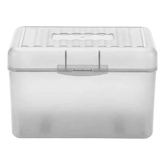 Index Card Holder 1 Pack 3 X 5 Inch Holds 250 Cards Index Card Bo.x Note Card Organizer Cas.e W/flip Top for Filling Index Cards Notecard and Etc Also in 6 Color