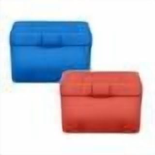 Index Card Holder Index Card Box Notecard Box Card Holder Index Organizer - 2-Pack (Blue + Red)