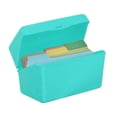 thumbnail image 1 of Index Card Holder, Index Card Box Notecard Box, Flash Card Holder Index Organizer, Plastic Desktop Storage Box for 3x5 Cards, Note Card Organizer for Office and Home, 1 of 9