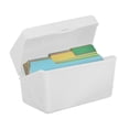 thumbnail image 1 of Index Card Holder, Index Card Box Notecard Box, Flash Card Holder Index Organizer, Plastic Desktop Storage Box for 3x5 Cards, Note Card Organizer for Office and Home, 1 of 9