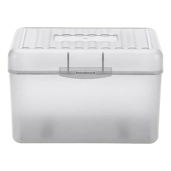 Index Card Holder PP 3 X 5 Inch Holds 250 Cards For Note Flash Card Organization