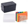 thumbnail image 1 of Index Card Holder with Dividers and Ruled Cards, 30 300 Cards 3 X 5Inch, 1 of 6