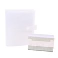 thumbnail image 1 of Index Card Organizer Clear Plastic Holder Organizer 160-Card Recipe Keeper Flash Card Storage Book Study Reference System, 1 of 9
