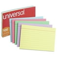 thumbnail image 1 of Universal UNV47256 5 in. x 8 in. Index Cards - Ruled, Assorted (100/Pack), 1 of 4