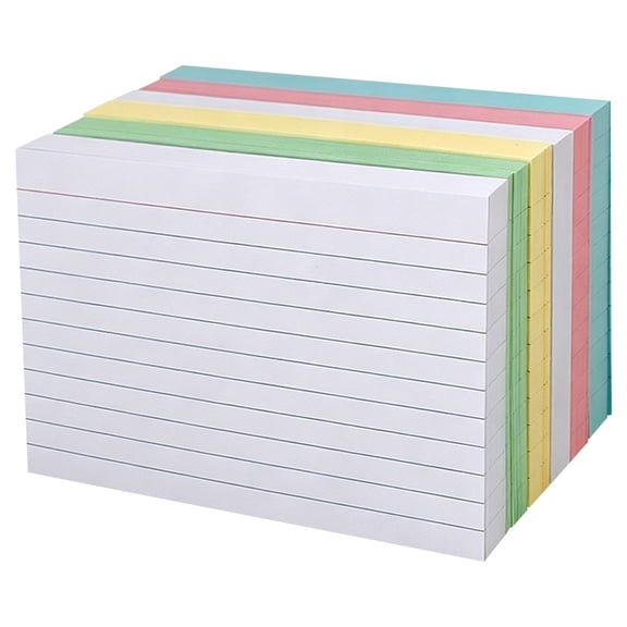 Index Cards,Colored Flash Cards,Lined Notecards,Ruled Study Card,Heavy Note Cards,Study Flashcards for Studying, Learning, College, Office, Home White by ZZyuan