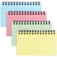 thumbnail image 1 of Index Cards with Ring,200 Sheets Helical Ruled Flashcards,Multicolor Learning Card,Paper Ring Notecards, Note Taking Paper for Office Nursing Household Taking to Do List,4 Colors,Topboutique, 1 of 6