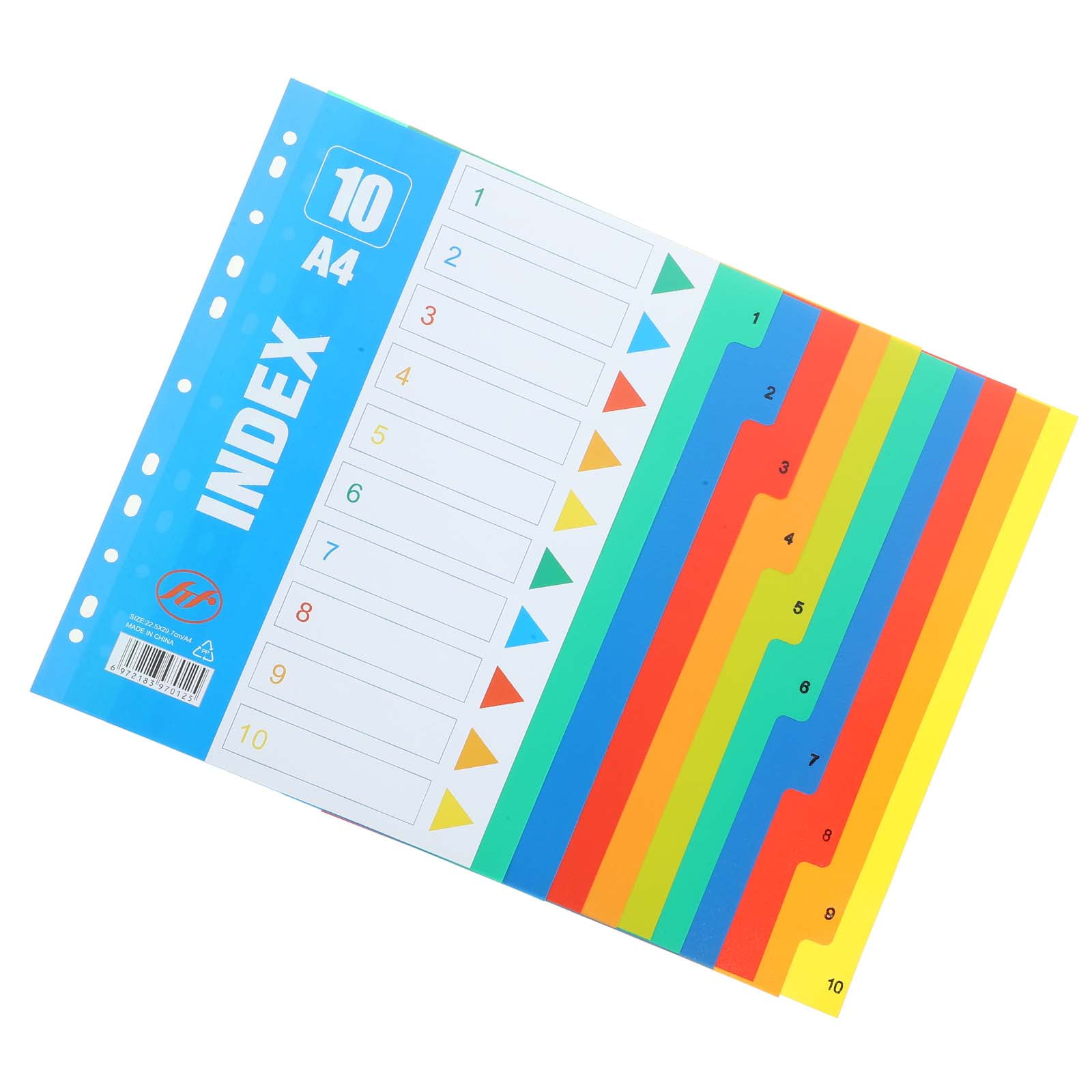 Index Separator Page Notebooks The Office Supplies Number Binder ...