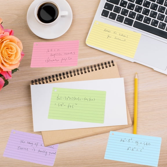 Index Sticky Notes, Self-Stick Page Markers, 100-Piece Set, For Office Home, Purple