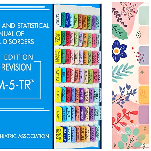 Index Tabs for DSM5TR, DSM5, Works for The Latest DSMVTR 2022