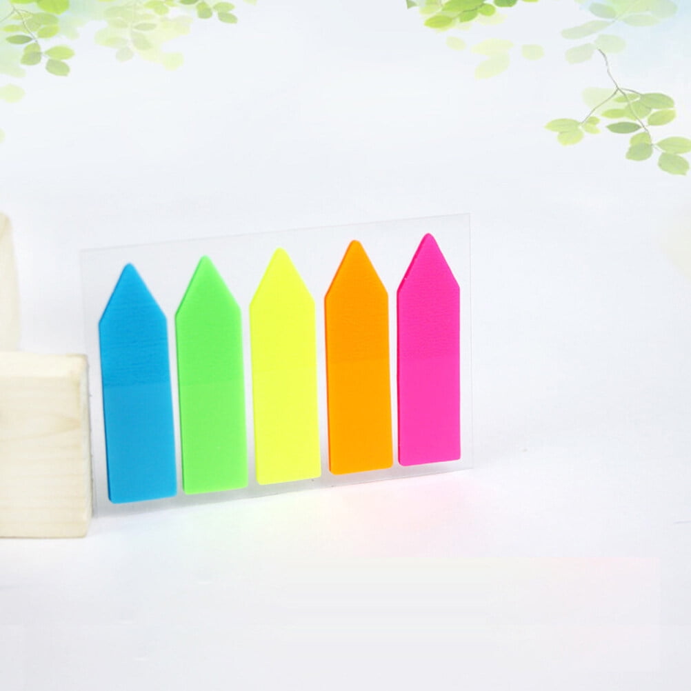 Index Tabs Paper, 10pcs Index Note Paper Arrow Bookmark Memo Pads