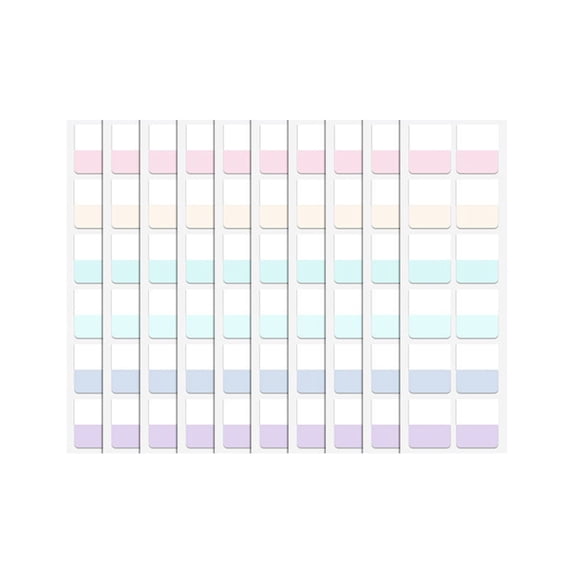 Index Tabs Sticky Notes Highlight Bookmarks Self Adhesive Memo for Fication Marking (Multicolor5)