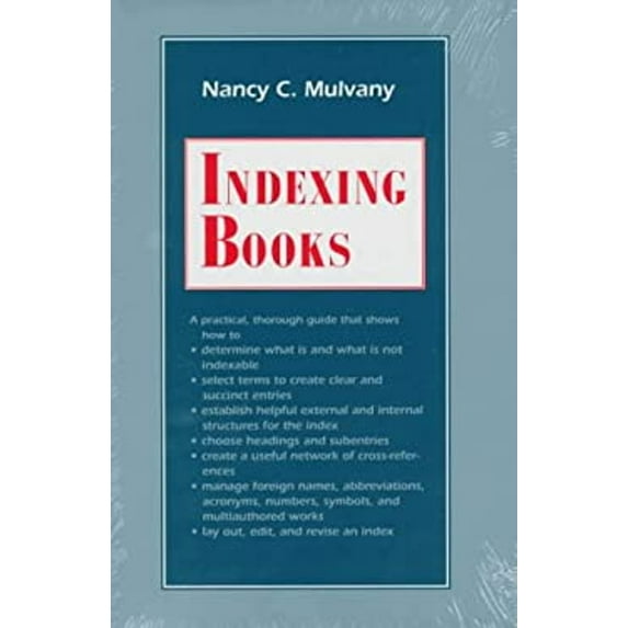 Pre-Owned Indexing Books (Chicago Guides to Writing, Editing, and Publishing) (Hardcover) 0226550141 9780226550145