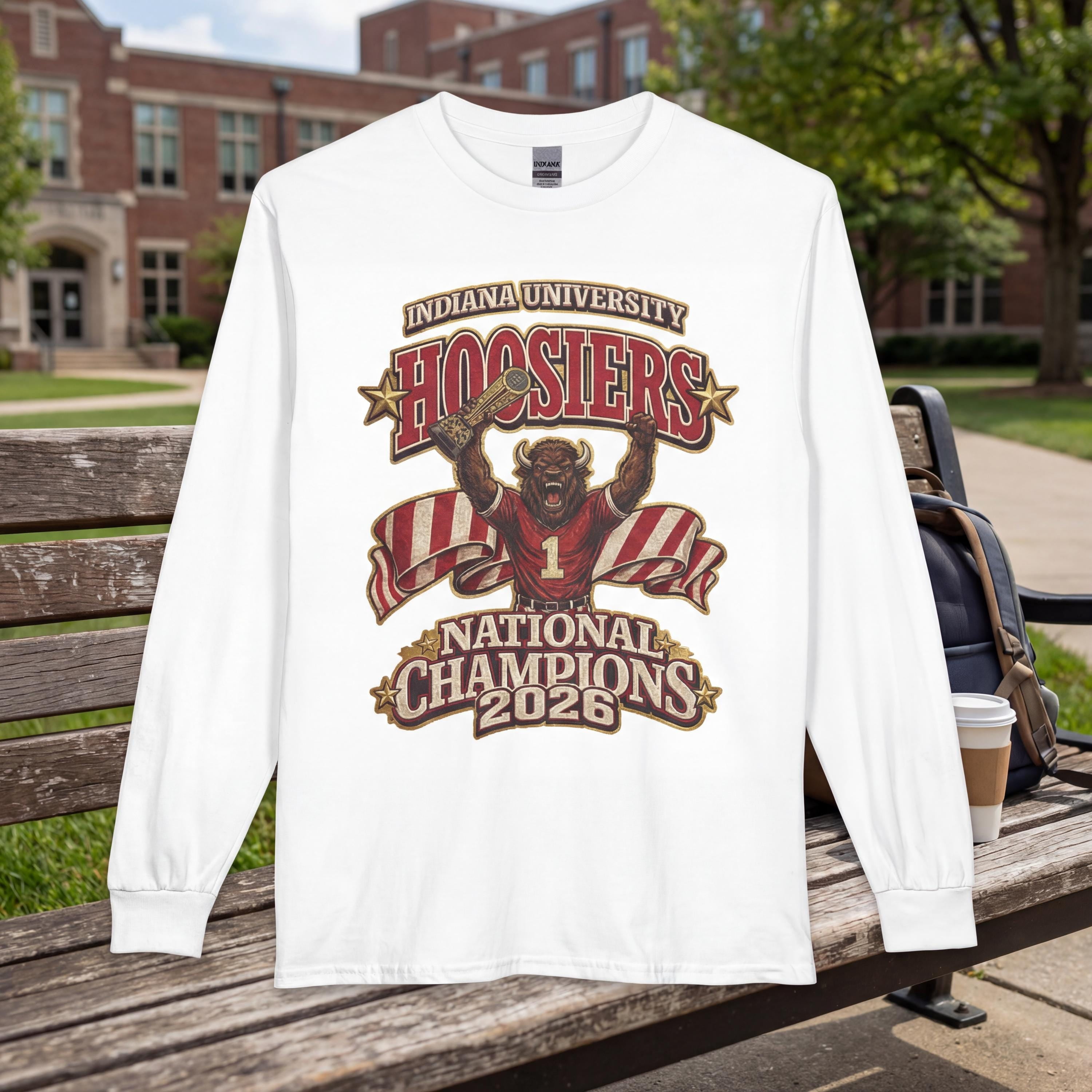 Official Harvard University Crimson Long Sleeve T-Shirt - NCAA Licensed Fan Gear For Game Day