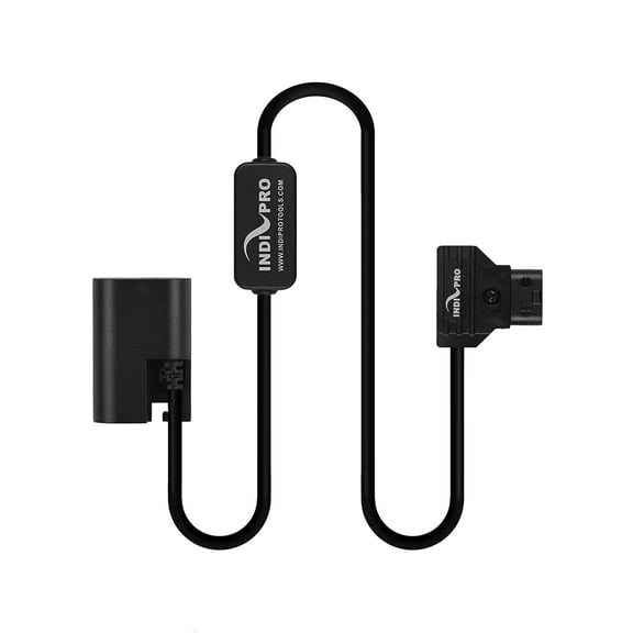 IndiPRO 30" Power Convertor P-Tap to Canon LP-E6 Dummy Battery Cable