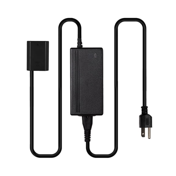 IndiPRO 8' A/C Power Supply with NP-FZ100 Dummy Battery for Sony a9, a7 III, a7R III Camera