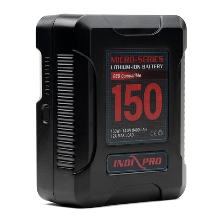 IndiPRO Tools Micro-Series RED-Compatible Battery with D-Tap and USB Accessory Outputs (150Wh, V-Mount)