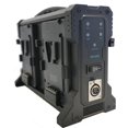 thumbnail image 1 of IndiPro Tools INDI-PG4VB 4-Bay Pro Battery Charger for Four V-Mount Batteries, 1 of 1