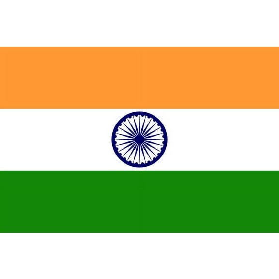 India 3'x5'  Flag Rough Tex  68D