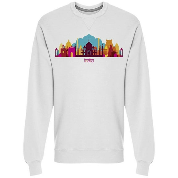India Architecture Landmarks Sweatshirt Men's -Image by Shutterstock