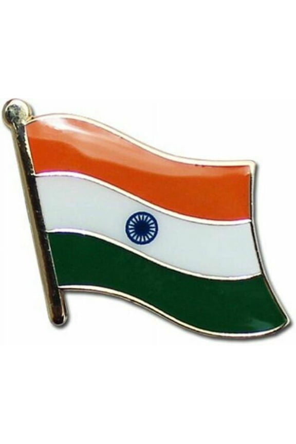 India Country Flag Bike Motorcycle Hat Cap lapel Pin