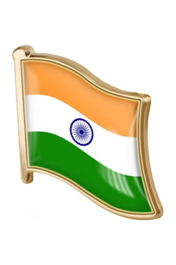 India Country Flag Pin Badge International Travel Brooch Metal Alloy Souvenir Pin for Hat Clothes Backpack