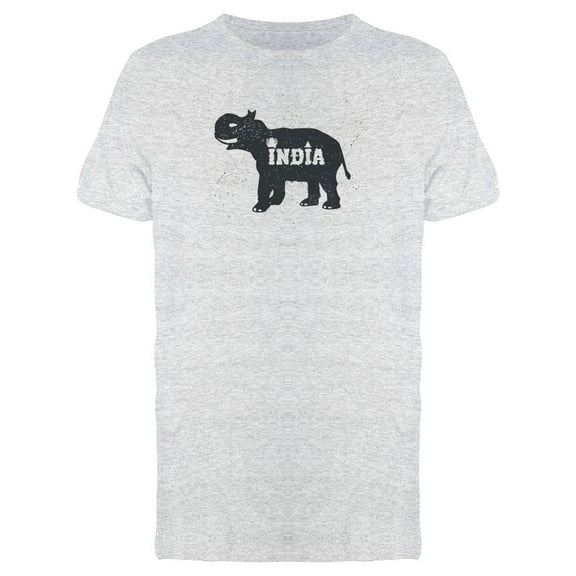India Elephant Silhouette T-Shirt Men -Image by Shutterstock, Male Small