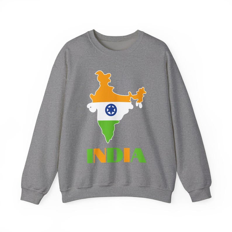 India Flag Sweatshirt, Map of India Sweatshirt, Cute India Shirt, Indian Flag Shirt, India 