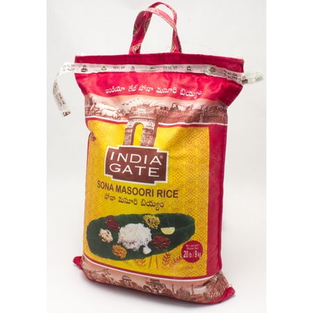 India Gate - Short Grain Rice - Sonamasoori, 20 lb Bag