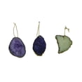thumbnail image 1 of India House Agate Slice Suncatcher Hanging Ornaments Set of 3, 1 of 3