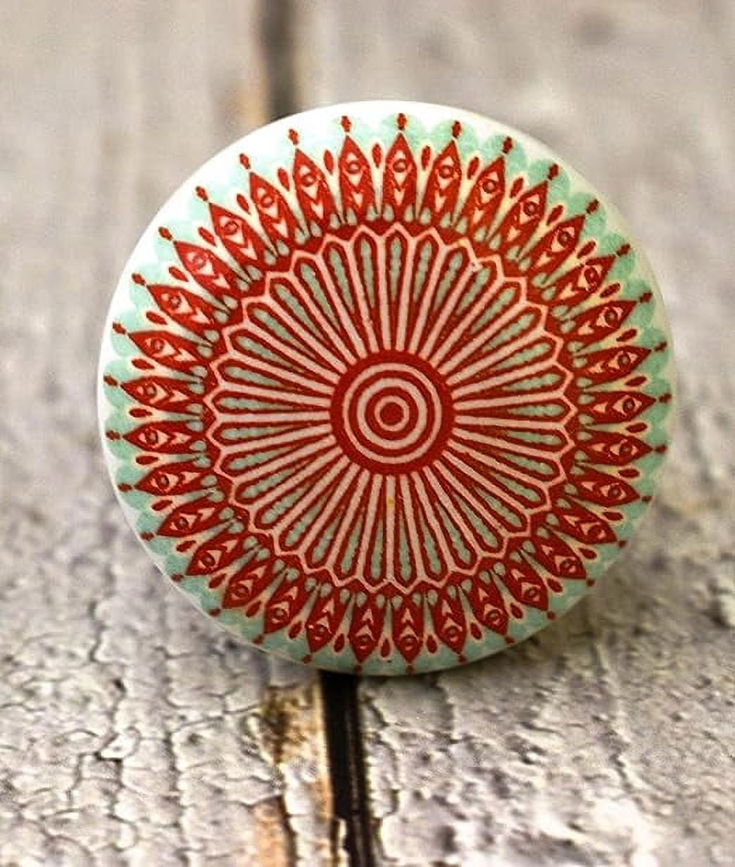 India House Ceramic Multicolor Knobs Kitchen Cabinet Drawer Knobs Hardware Knobs Handmade Knobs Cabinet Knobs Ceramic Door Knobs. Set of 20