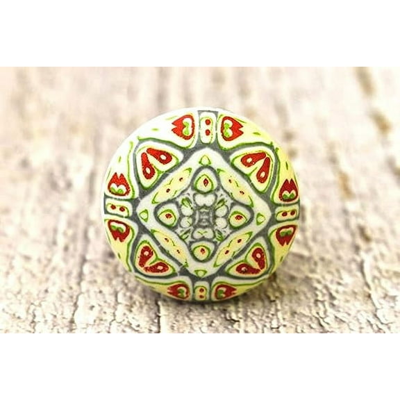 India House Ceramic Multicolor Knobs Kitchen Cabinet Drawer Knobs Hardware Knobs Handmade Knobs Cabinet Knobs Ceramic Door Knobs. Set of 20