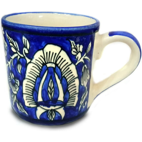 India Meets India Handicraft Ceramic Mug Tea Mug Ceramic Coffee Mug 250 ml, Best Gifting, Made By Awarded Indian Artisan