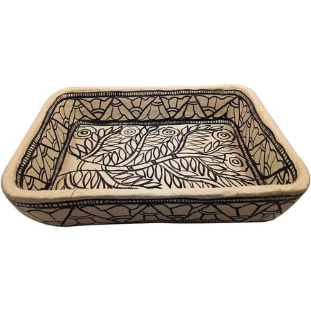 India Meets India Handicraft Papier Mache Serving Tray Serving Platter, Best Gifting, Made By Awarded Indian Artisan