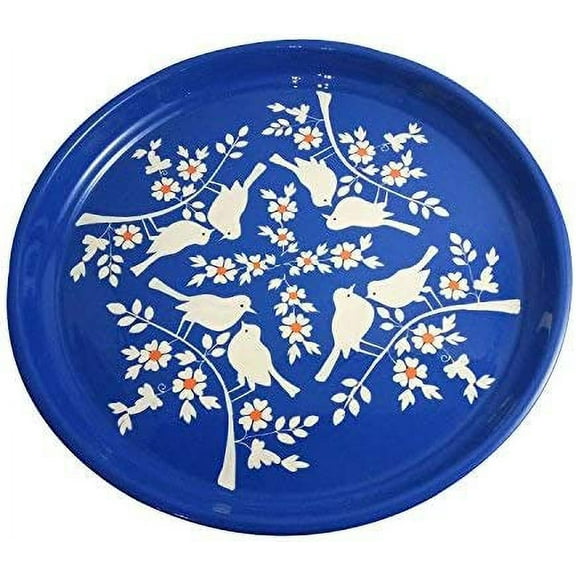 India Meets India Handicraft Steel Serving Tray Serving Platter, Best Gifting, Made By Awarded Indian Artisan