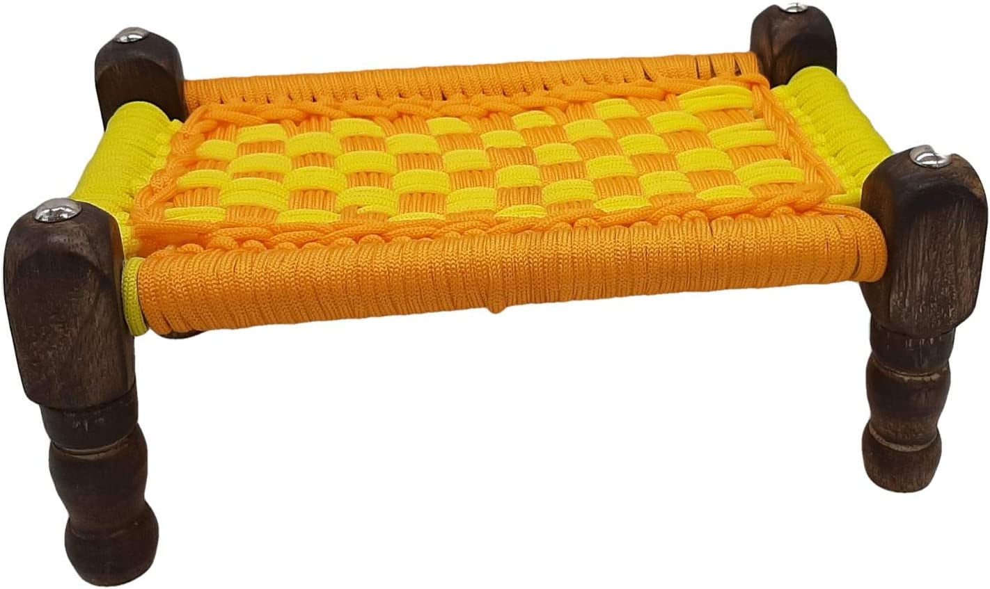 India Meets India Handicraft Wooden Handcraved Old Style Cot (CHARPAI ...