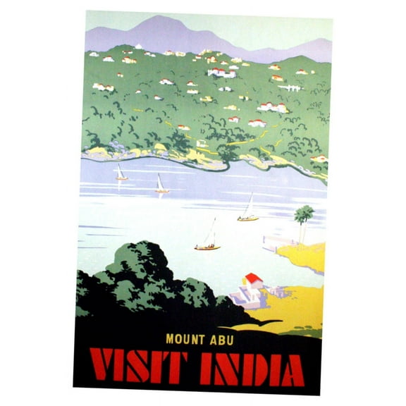 India Mount Abu Poster 24in x36in Art Poster 24x36 Multi-Color Square Adults Best Posters
