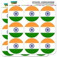 thumbnail image 1 of India National Country Flag 18 2" Planner Calendar Scrapbooking Crafting Stickers, 1 of 2