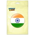 thumbnail image 1 of India National Country Flag Pinback Button Pin Badge, 1 of 2