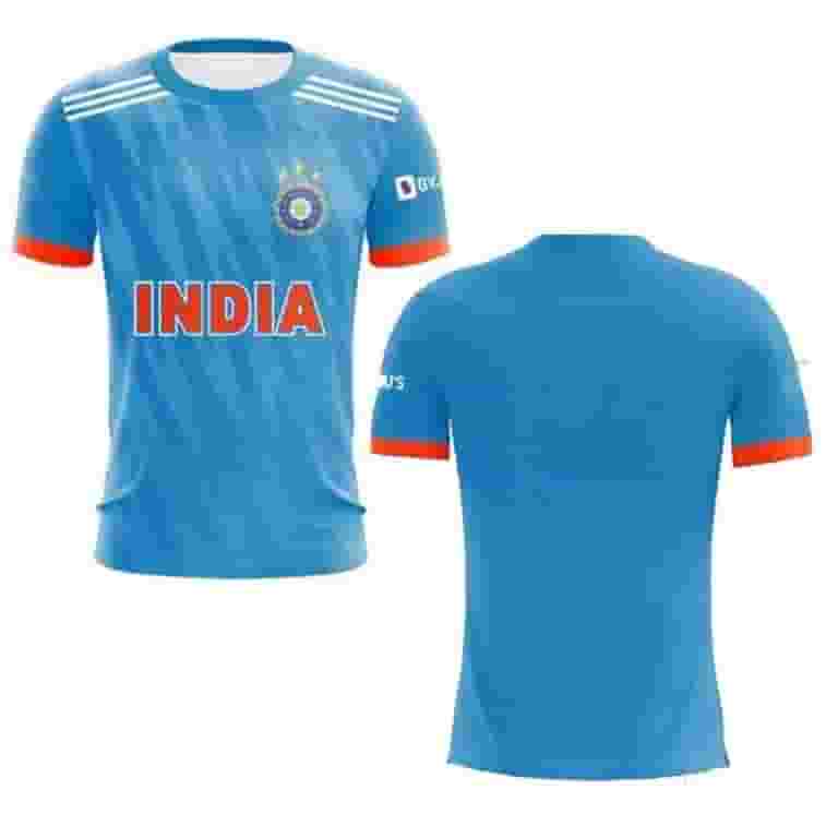 India ODI Cricket Team Official World Cup Jersey 2024 for Kids