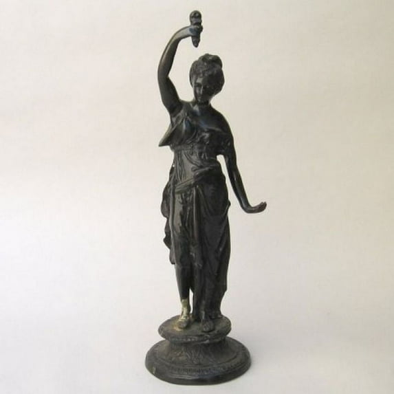India Overseas Trading BRZ5026 - Antique Bronze Statue