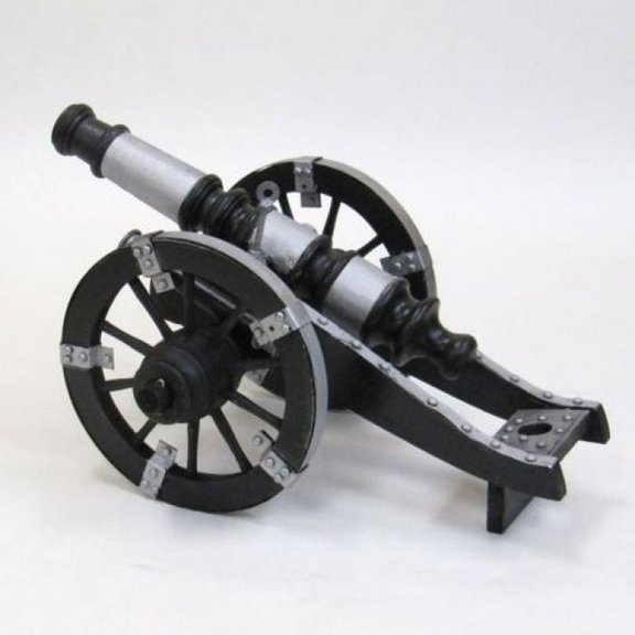 India Overseas Trading IR 7101 Wood Iron Cannon Replica