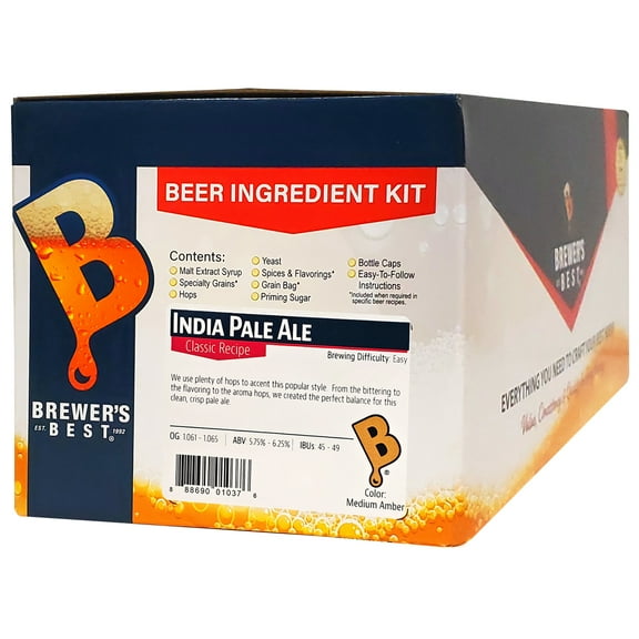India Pale Ale Homebrew Beer Ingredient Kit