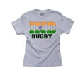 thumbnail image 1 of India Rugby - Olympic Games - Rio - Flag Girl's Cotton Youth Grey T-Shirt, 1 of 2