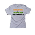 thumbnail image 1 of India Track and Field - Olympic Games - Rio - Flag Girl's Cotton Youth Grey T-Shirt, 1 of 2
