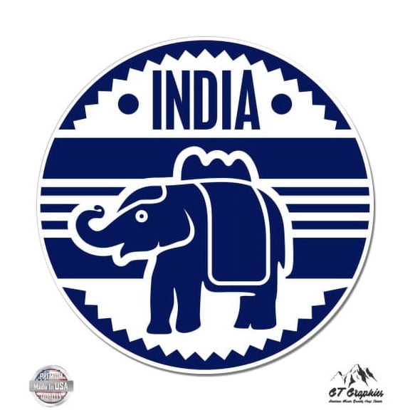 India Travel - 12" Vinyl Sticker Waterproof Decal