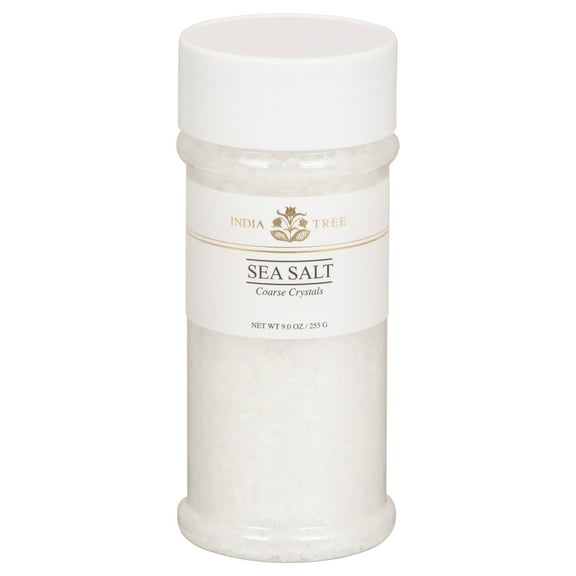 India Tree Coarse Sea Salt 9 oz (Pack Of 6)