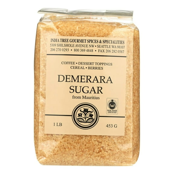 India Tree Demerara Sugar 16 oz (Pack of 6)